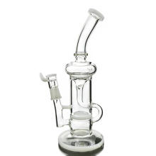 Bent Neck Concentrate Pipe Hookah Glass Smoking Water Pipes (ES-GB-344)